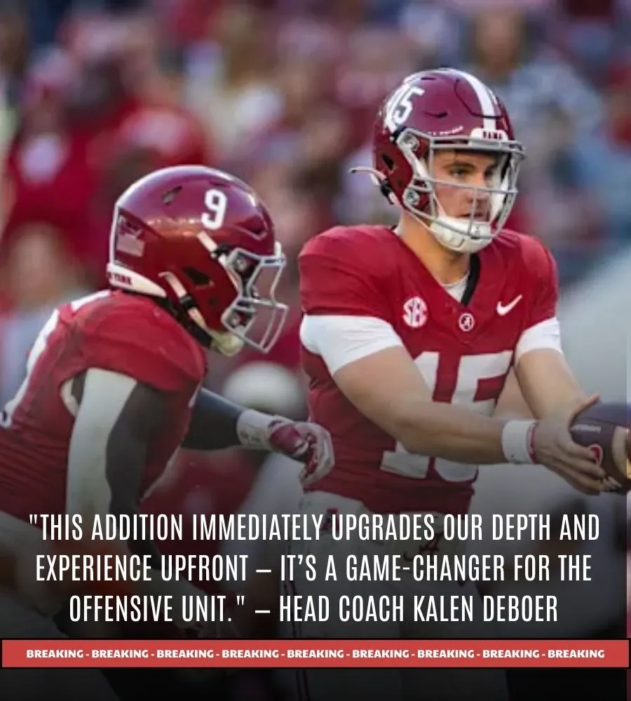 Alabama Crimson Tide Add Veteran OL Transfer to Boost Depth Ahead of 2025 Season