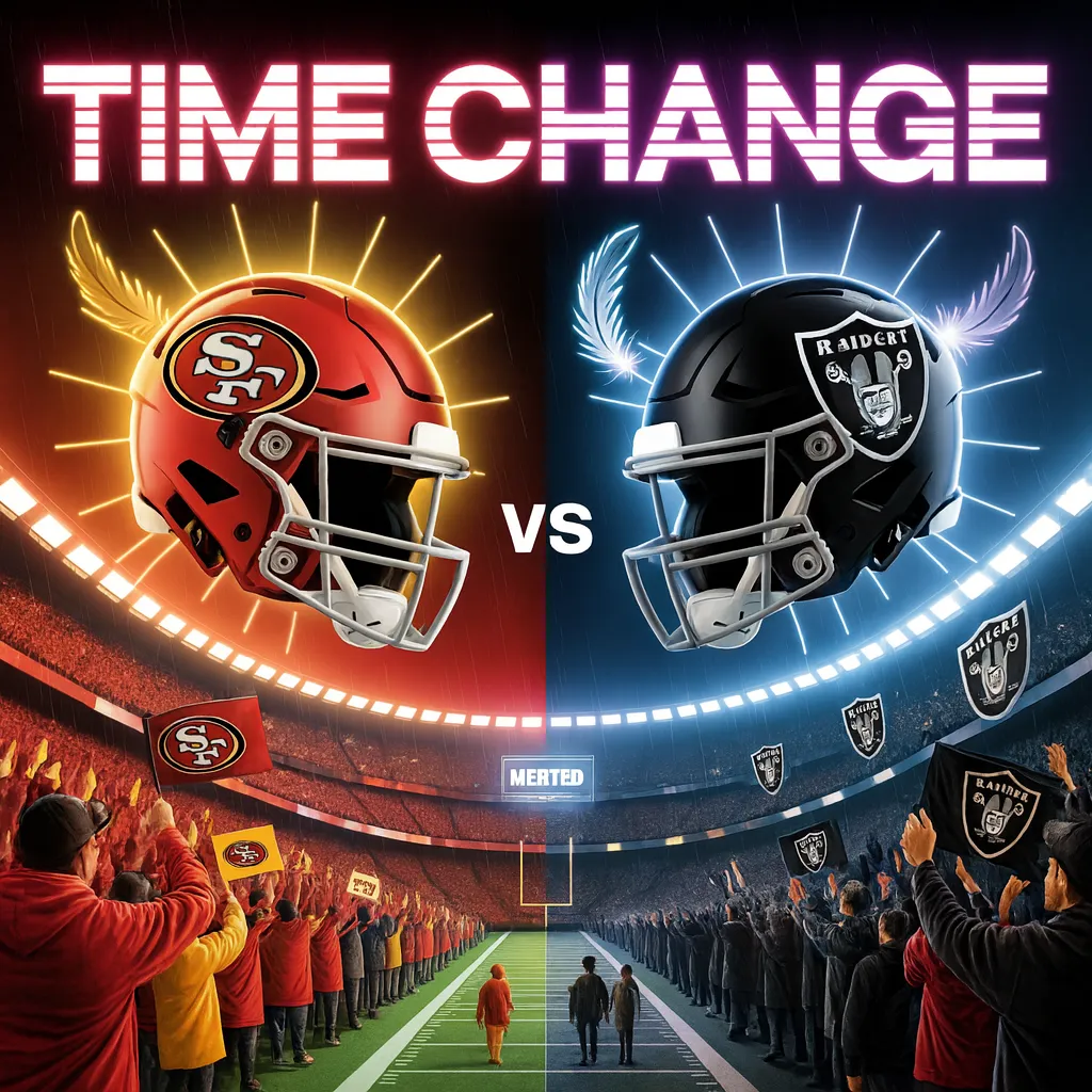 TIME UPDATE: 49ers at Raiders – How to Watch/Listen to the Game