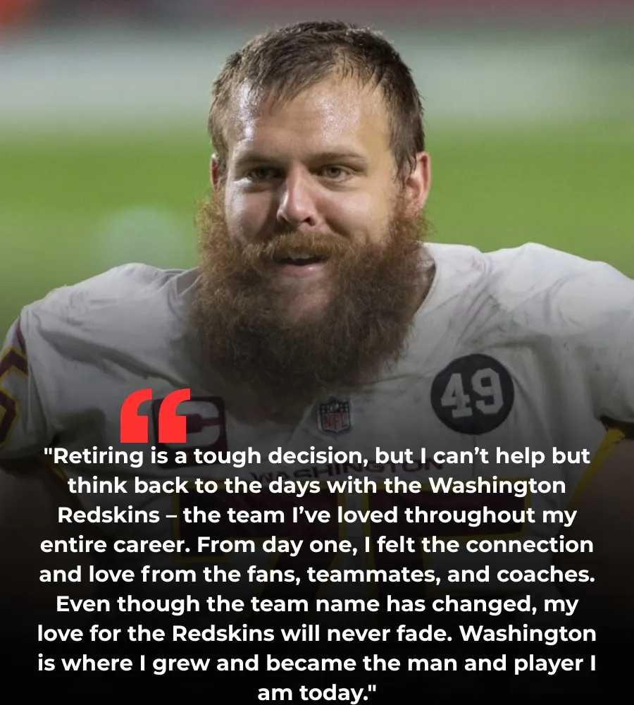 Brandon Scherff, Star Offensive Lineman for the Washington Commanders, Announces Retirement After a Decade in the NFL 