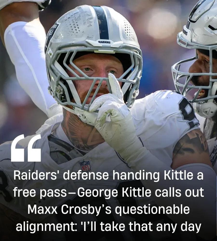 Niners' George Kittle on how Raiders can have 'great' season: 'Let Maxx Crosby be Maxx Crosby'