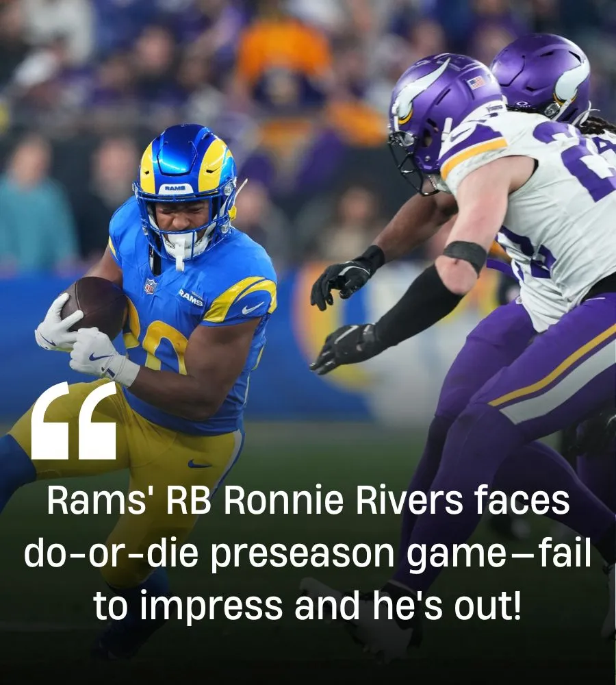 Rams Fourth-Year RB Urged To Play Better Next Preseason Game