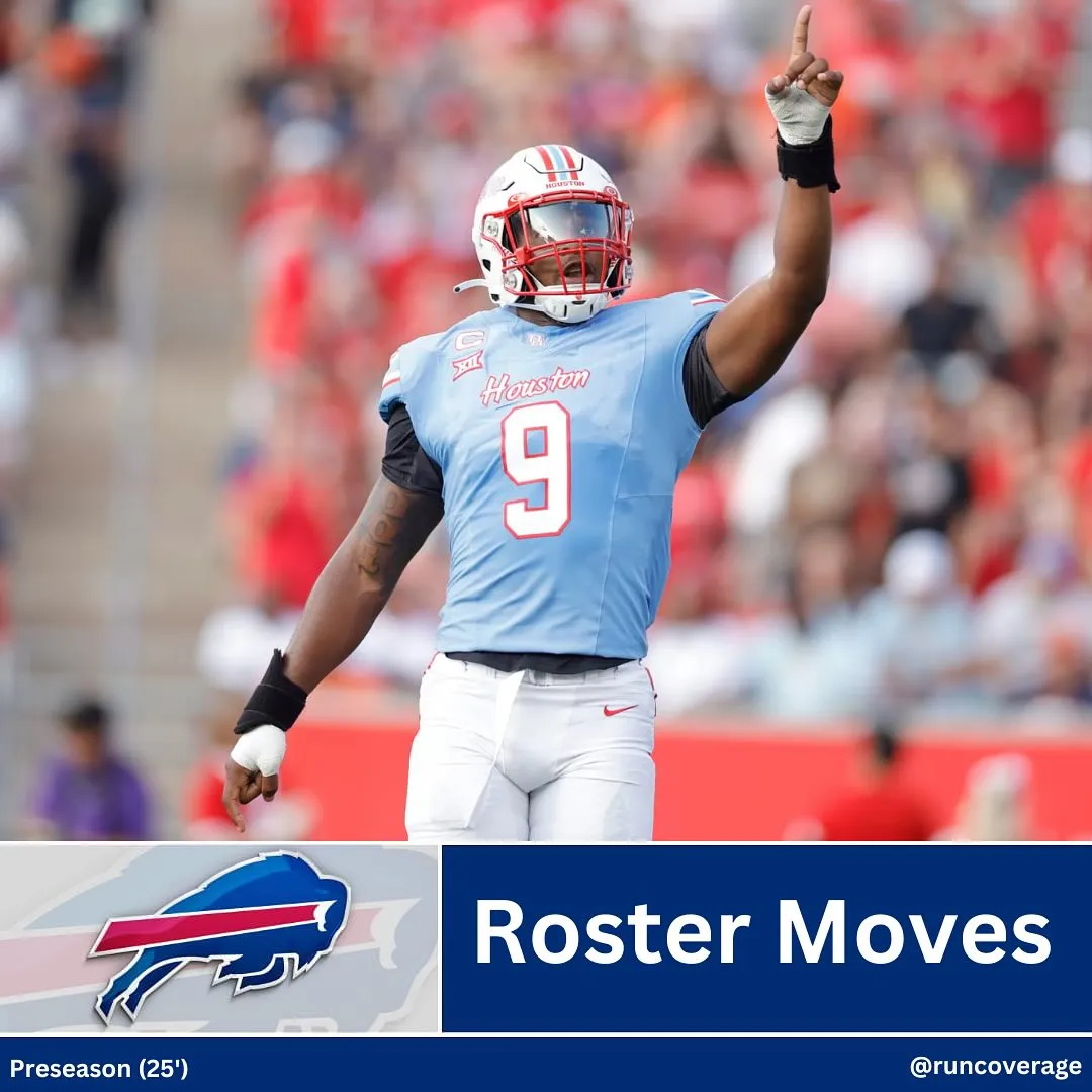 Bills Announce Three Roster Moves
