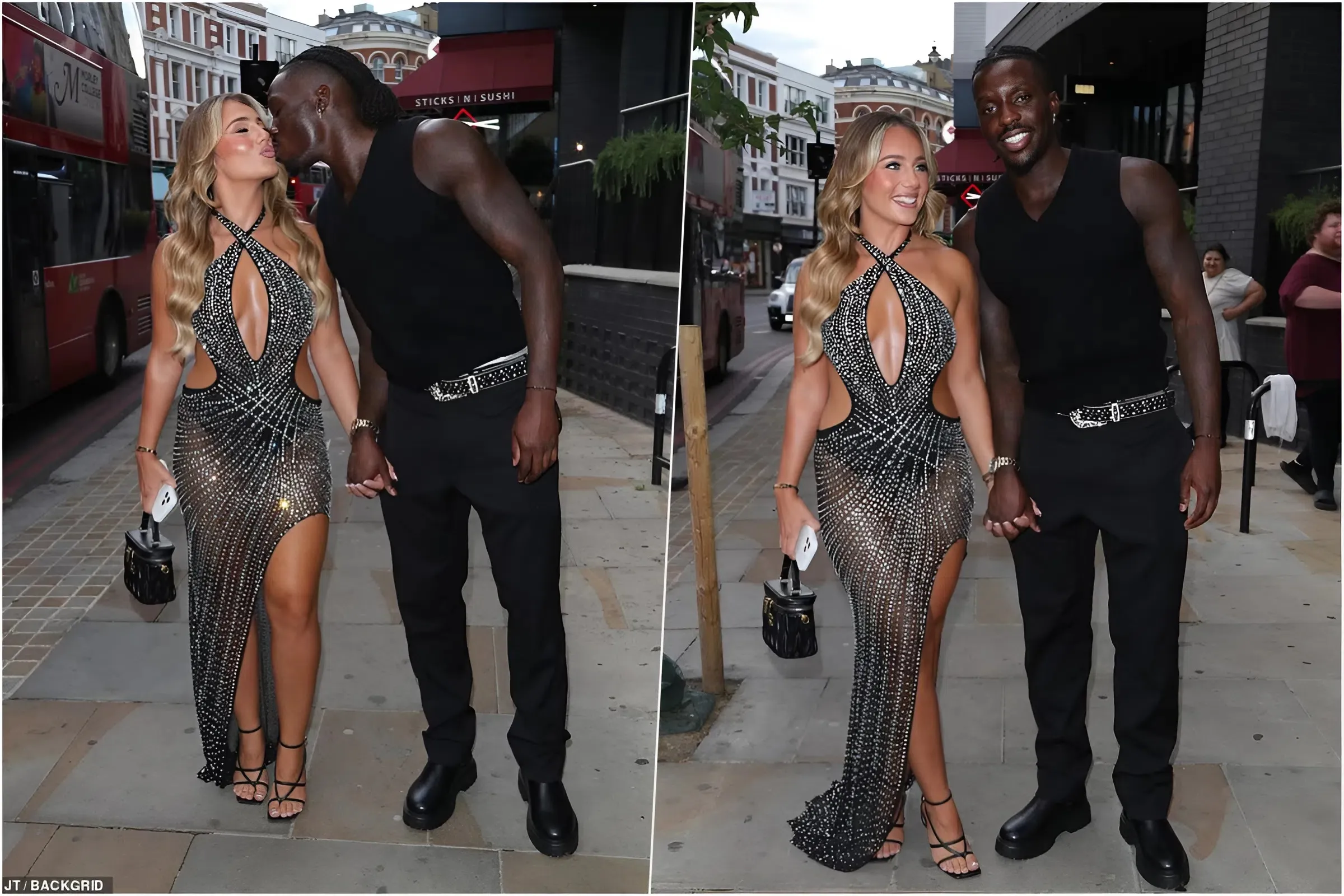 Love Island's Dejon and Megan Turn Heads at Glamorous Reunion Party Amid 'Exposé' Book Drama trucc