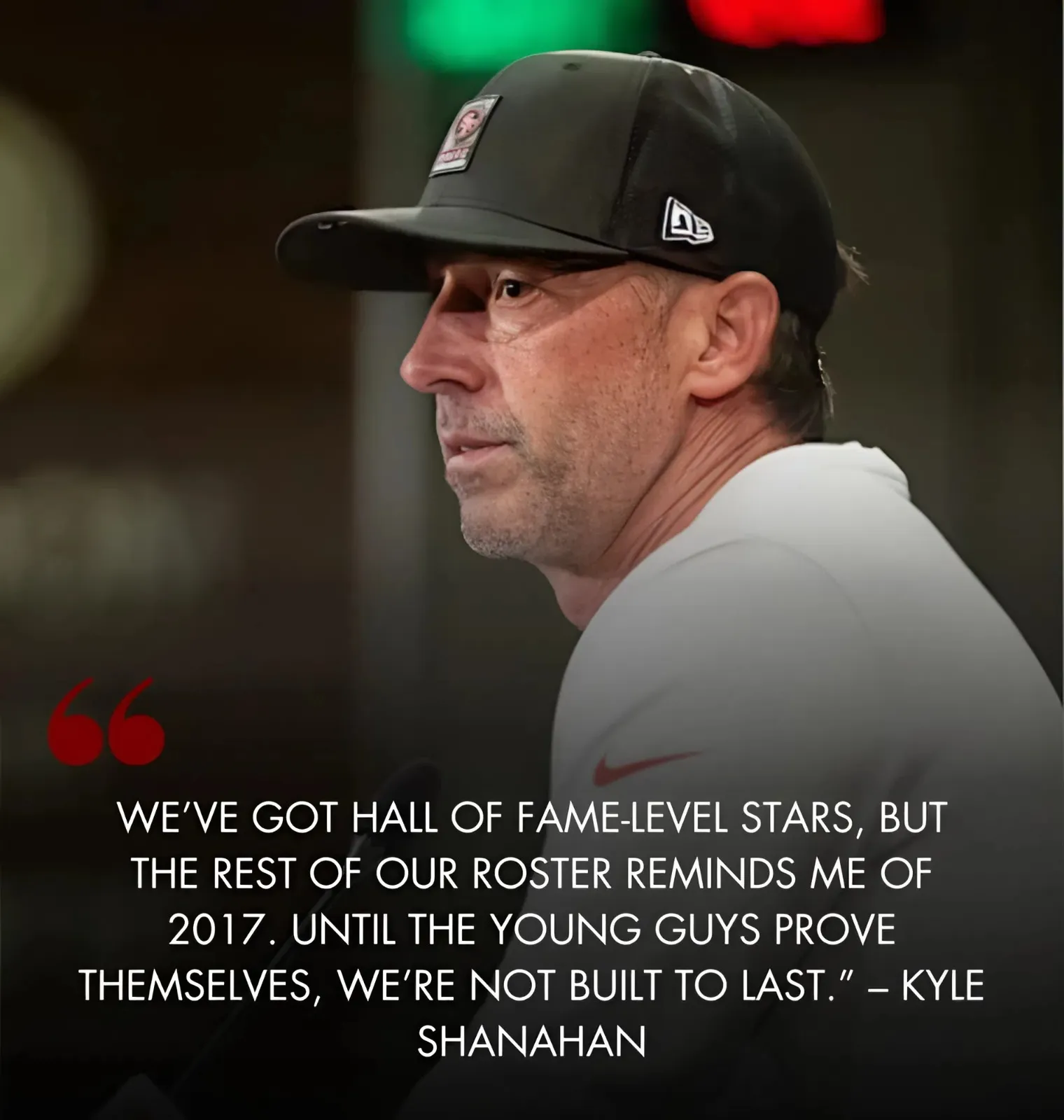 Kyle Shanahan Tempers Expectations for the 49ers this Season