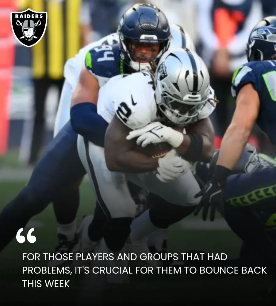 The Raiders are facing a pivotal moment – can these 7 players turn it around in Week 2