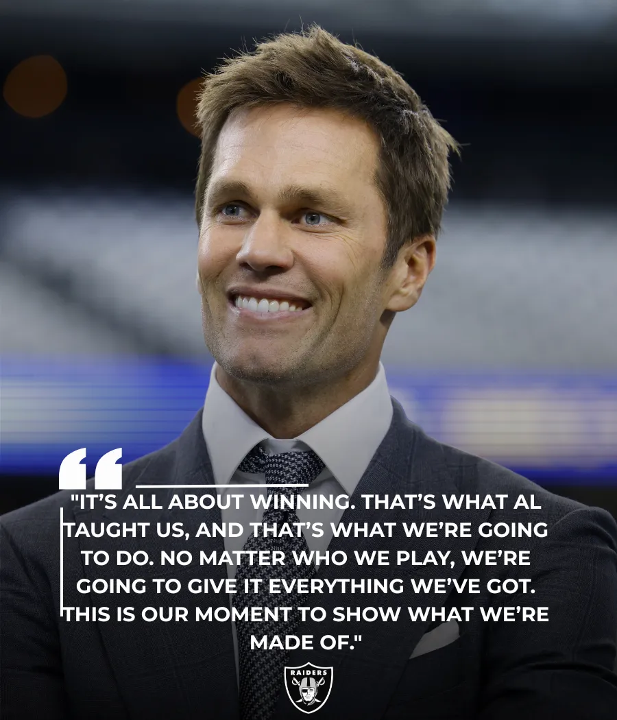 Tom Brady channels Al Davis before Raiders preseason battle with 49ers