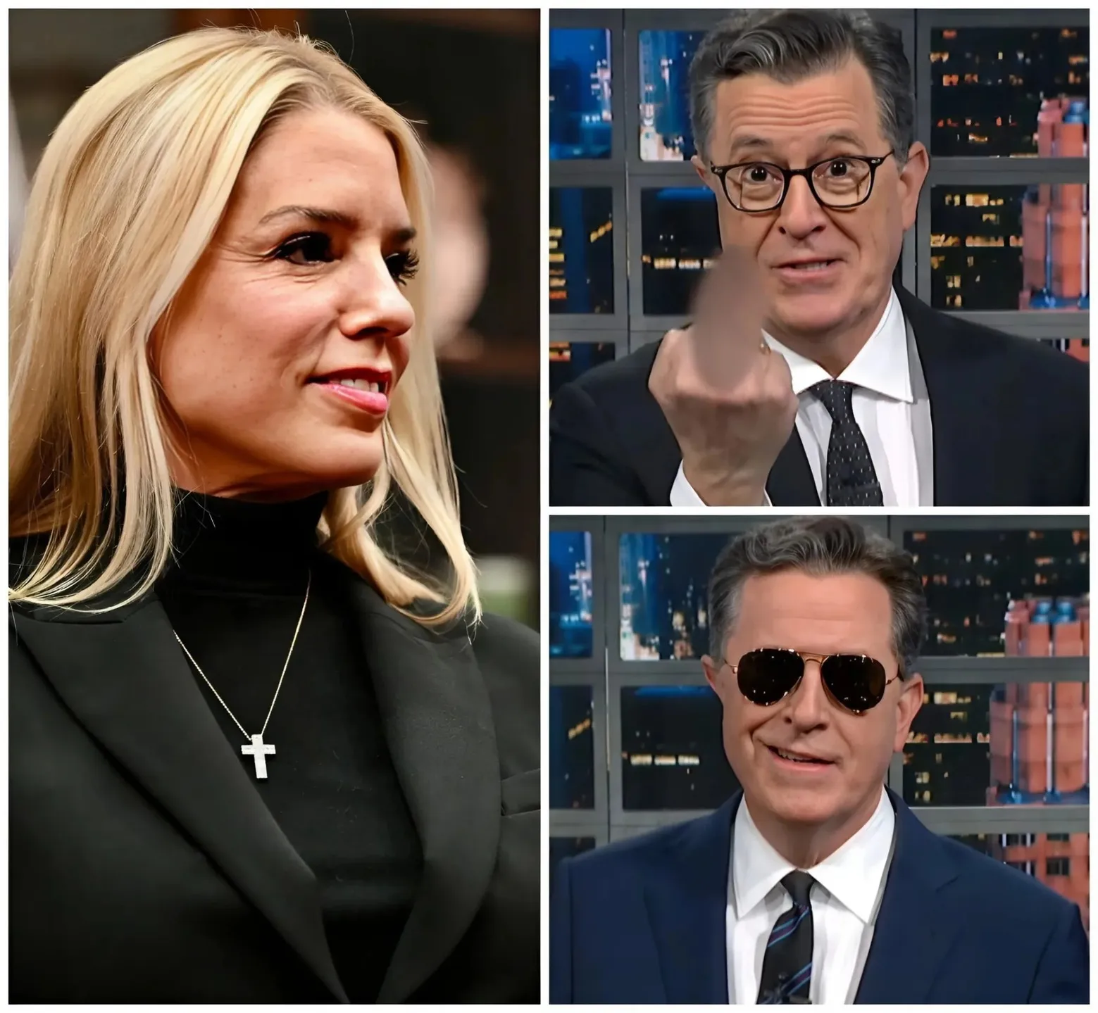 “This segment was never supposed to air”: Pam Bondi’s Shocking Takedown of Stephen Colbert Sparks CBS Panic, Insider Leaks, and a Brewing Political Power Struggle