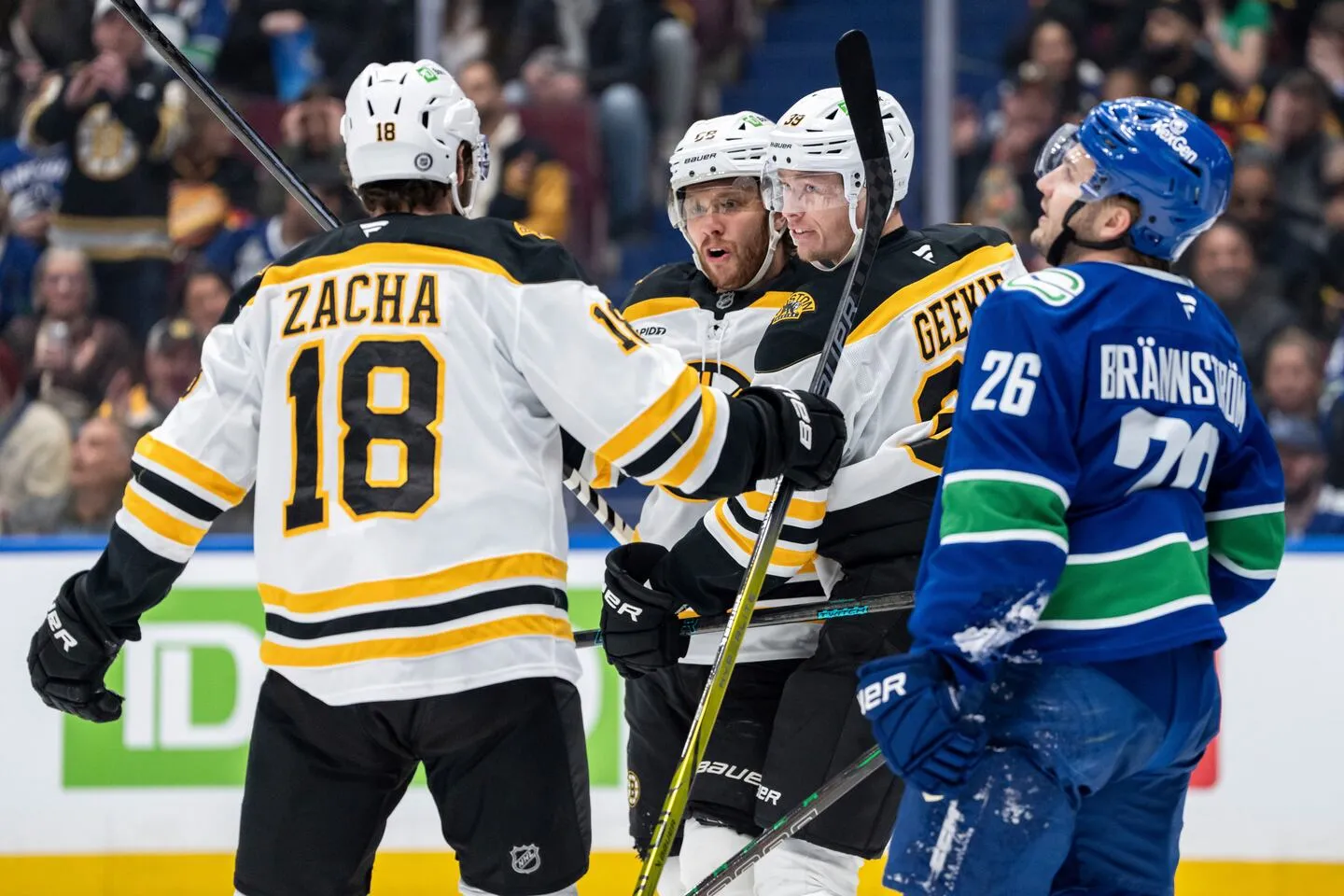 The Canucks are trying to pluck a forward from Don Sweeney and the Bruins
