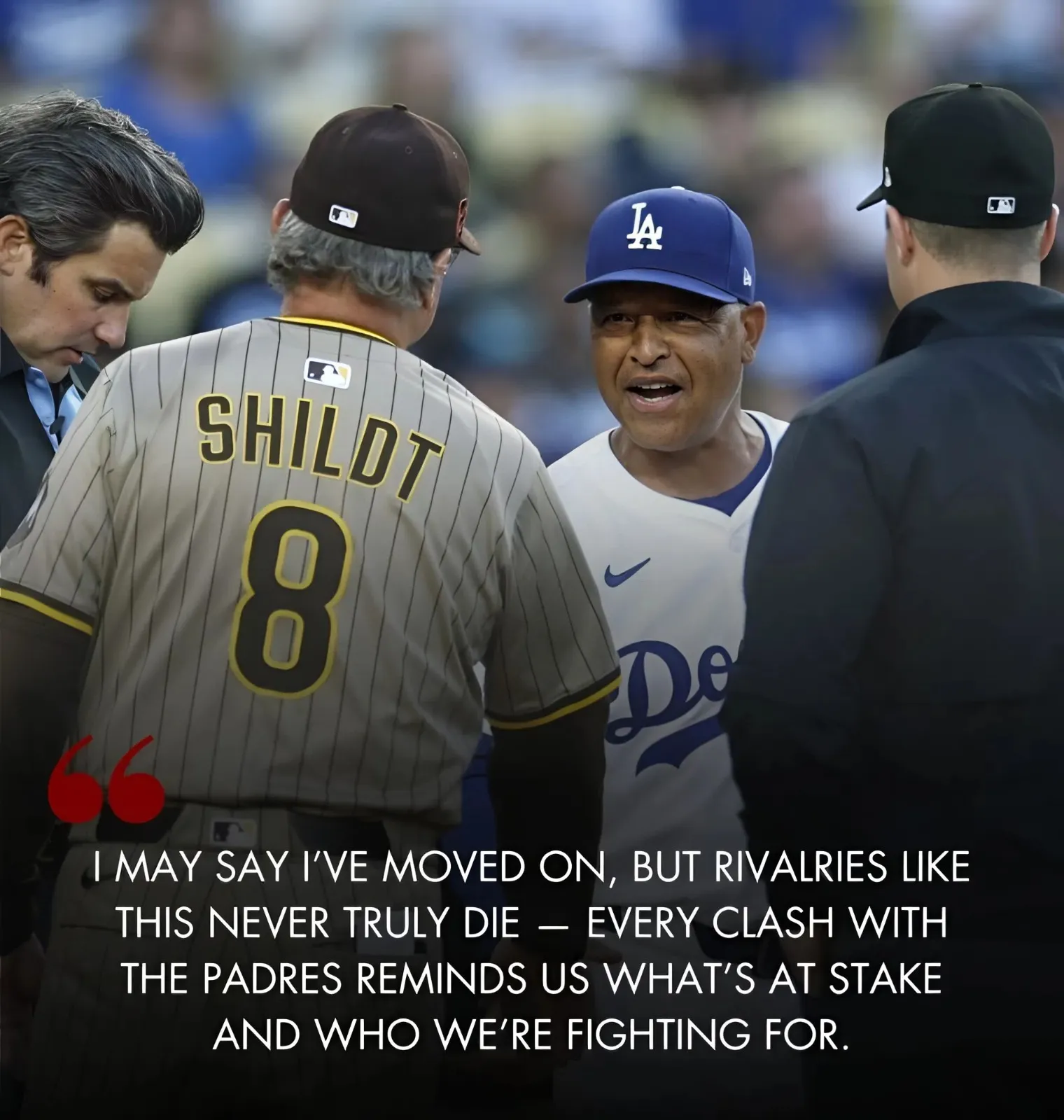 Dodgers' Dave Roberts Breaks Silence On Viral Beef With Padres' Mike Shildt