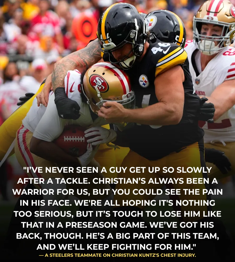 Steelers Long-Snapper Suffers Scary Chest Injury vs. Buccaneers