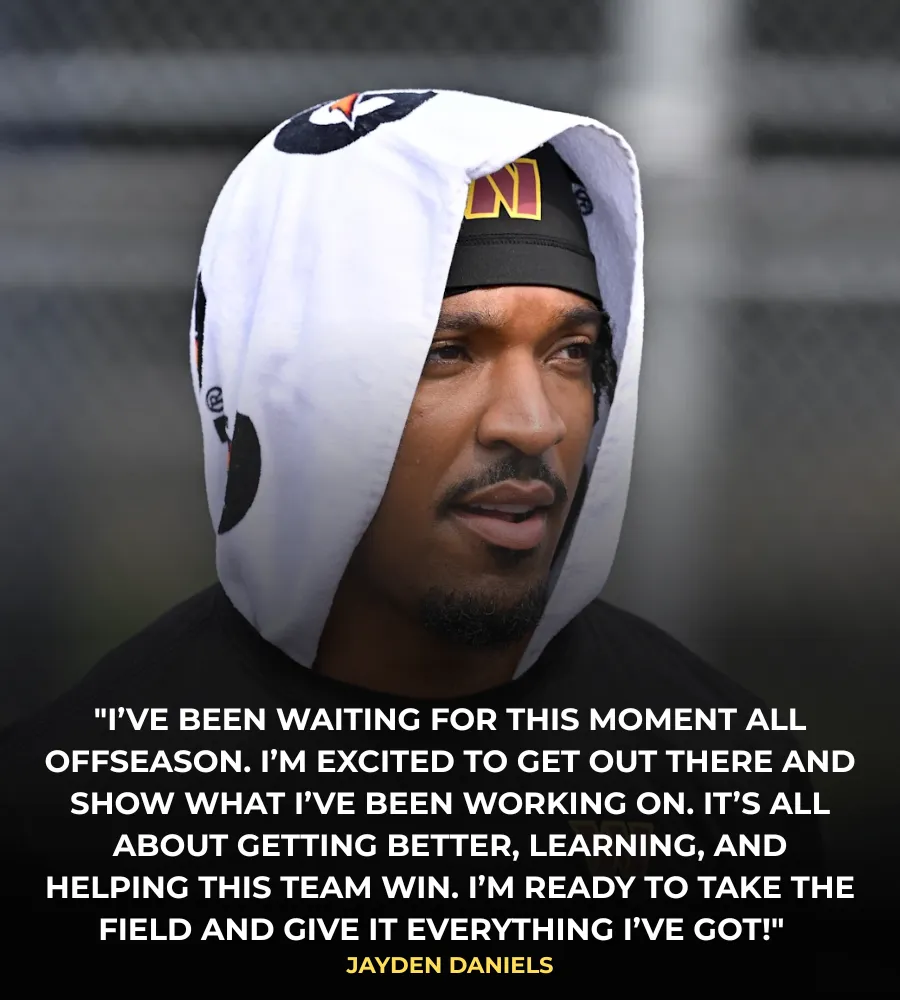 Will Jayden Daniels play in Bengals vs. Commanders?