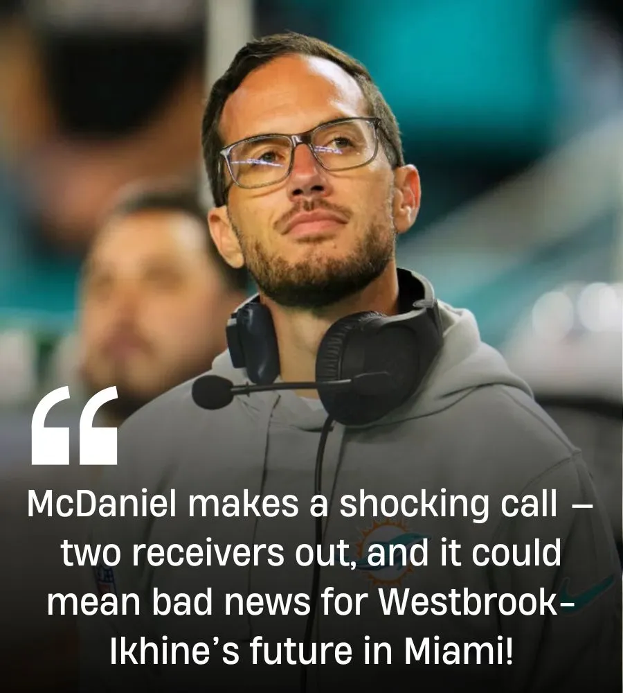 Dolphins' Mike McDaniel has made his stance on WR battle crystal clear