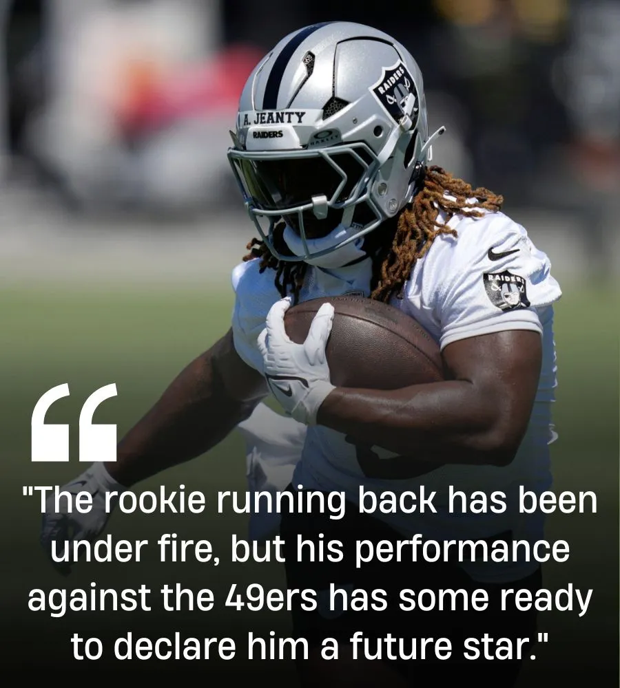 Raiders RB Ashton Jeanty Puts NFL on Notice With Strong Statement