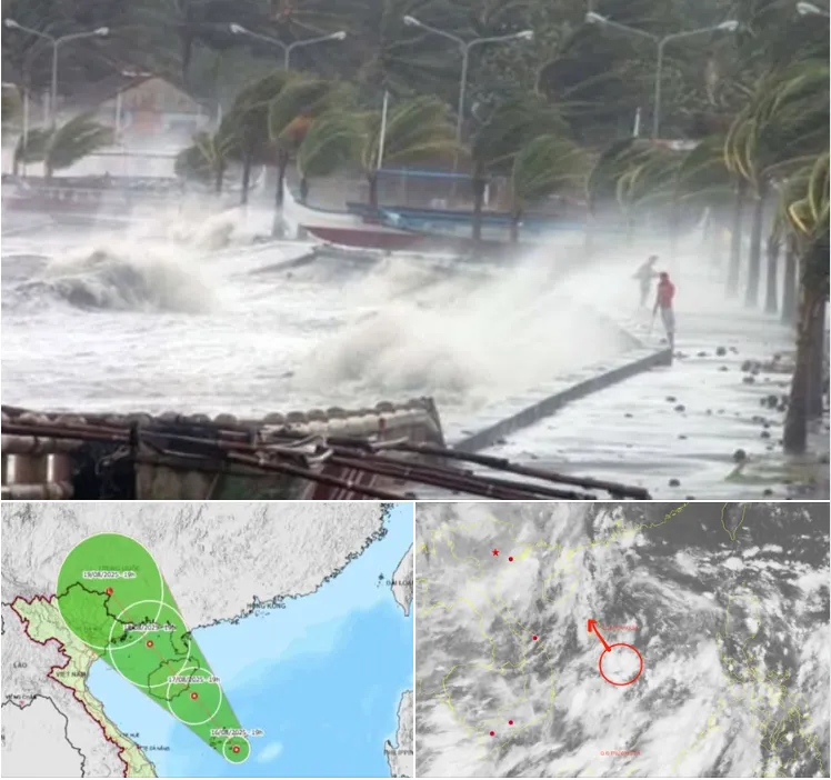 Tin mới nhất về áp thấp nhiệt đới trên Biển Đông: Đã gây mưa lớn, bà con các tỉnh sau chú ý