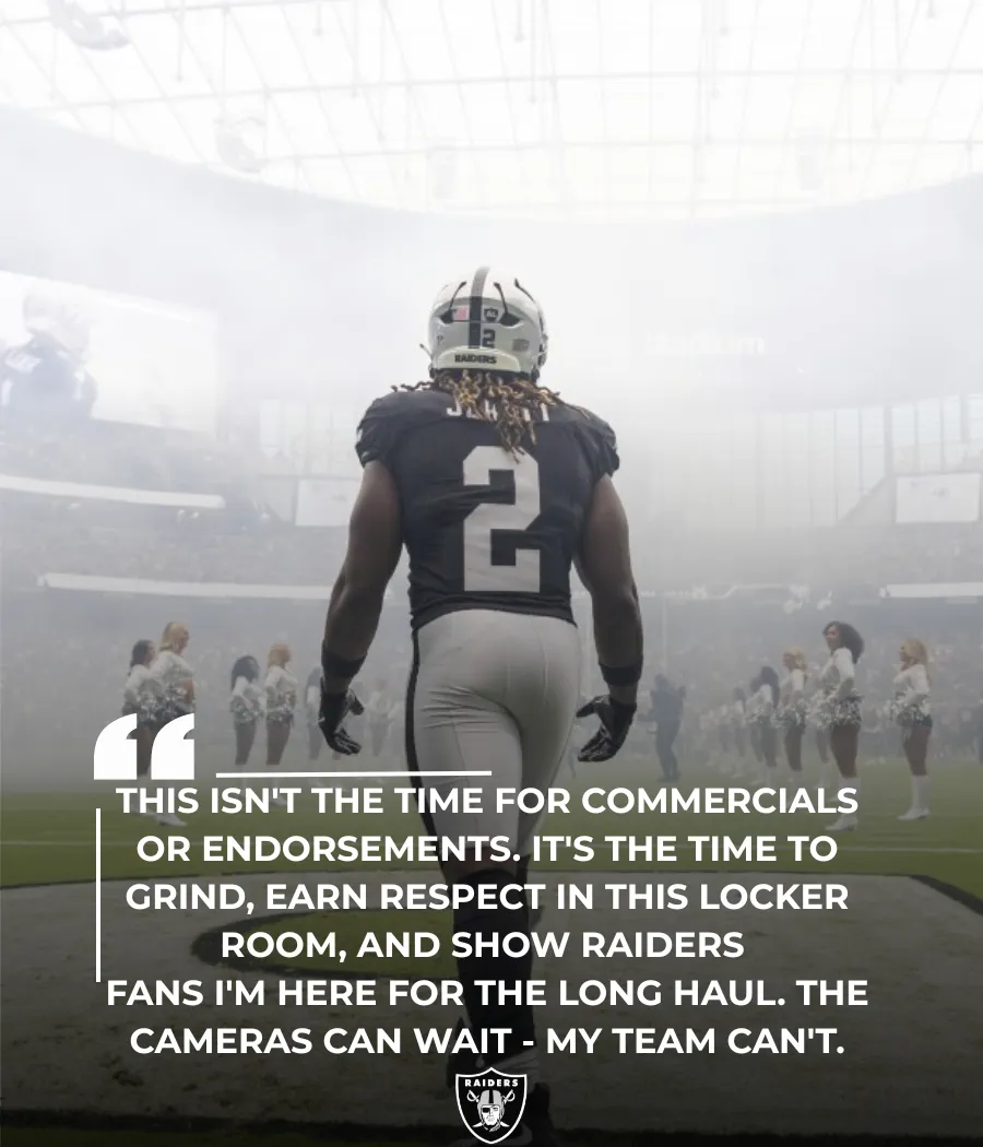 Las Vegas Raiders' Ashton Jeanty Shocks NFL by Turning Down Big Endorsement Deal — Chooses Team Over Spotlight