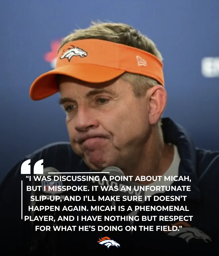 Sean Payton Under Fire for Misquoting Micah Parsons During Broncos Broadcast