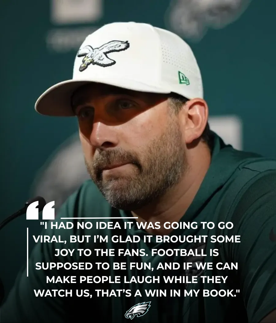 Nick Sirianni Goes Viral for Hilarious Move During Eagles Preseason Clash vs. Browns