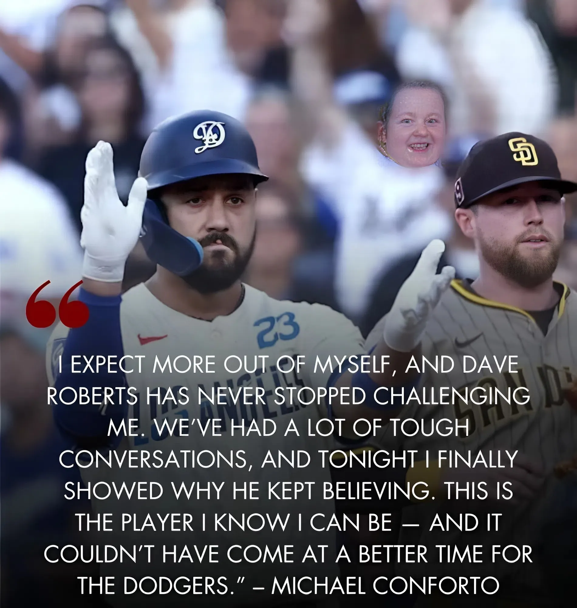 Dodgers OF Michael Conforto Sends Honest Message to Dave Roberts