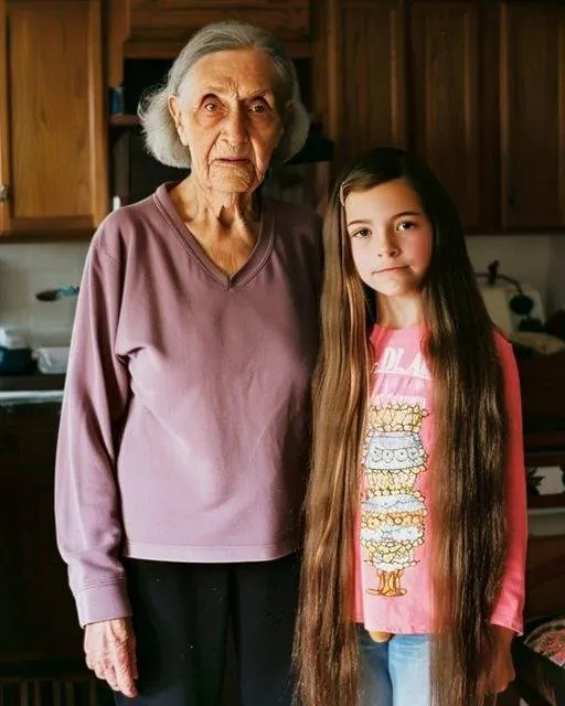 My daughter’s hair had grown long since her birth, so my mother-in-law cut it. I am determined to do something right now.