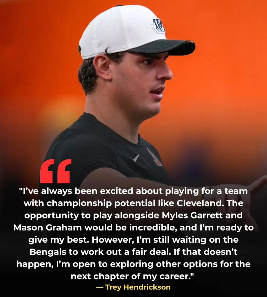 Cleveland Browns Eyeing Trey Hendrickson: Can the Bengals Pass Rusher Boost Their Defense?