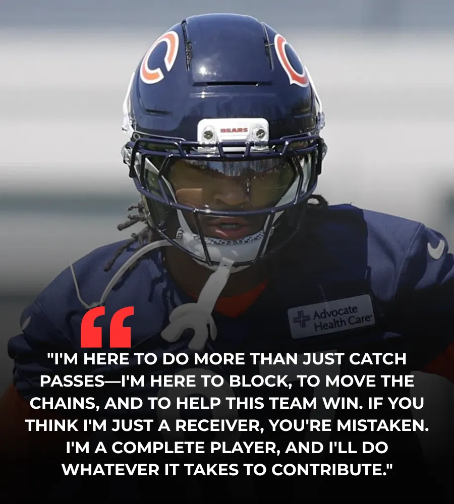 Chicago Bears WR Luther Burden makes massive statement in unexpected way vs. Bills