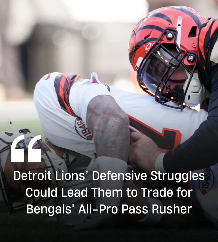 Lions Have Second-Best Odds to Land $21 Million NFL Sack Champion