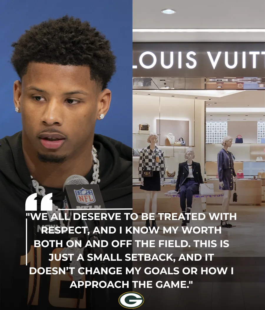 BREAKING: Louis Vuitton Staff Mistakes Matthew Golden for Ordinary Shopper, NFL Community Reacts