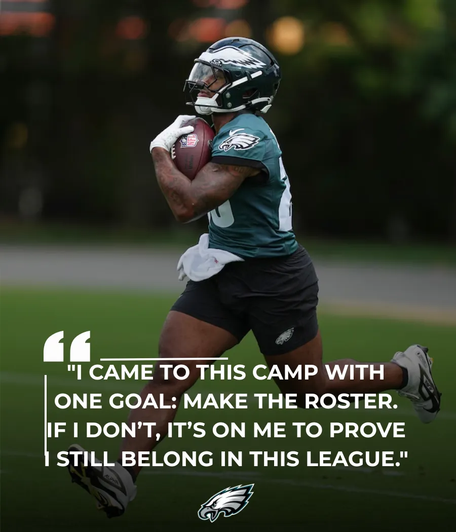 Eagles veteran might be in danger of not making roster in first camp with team