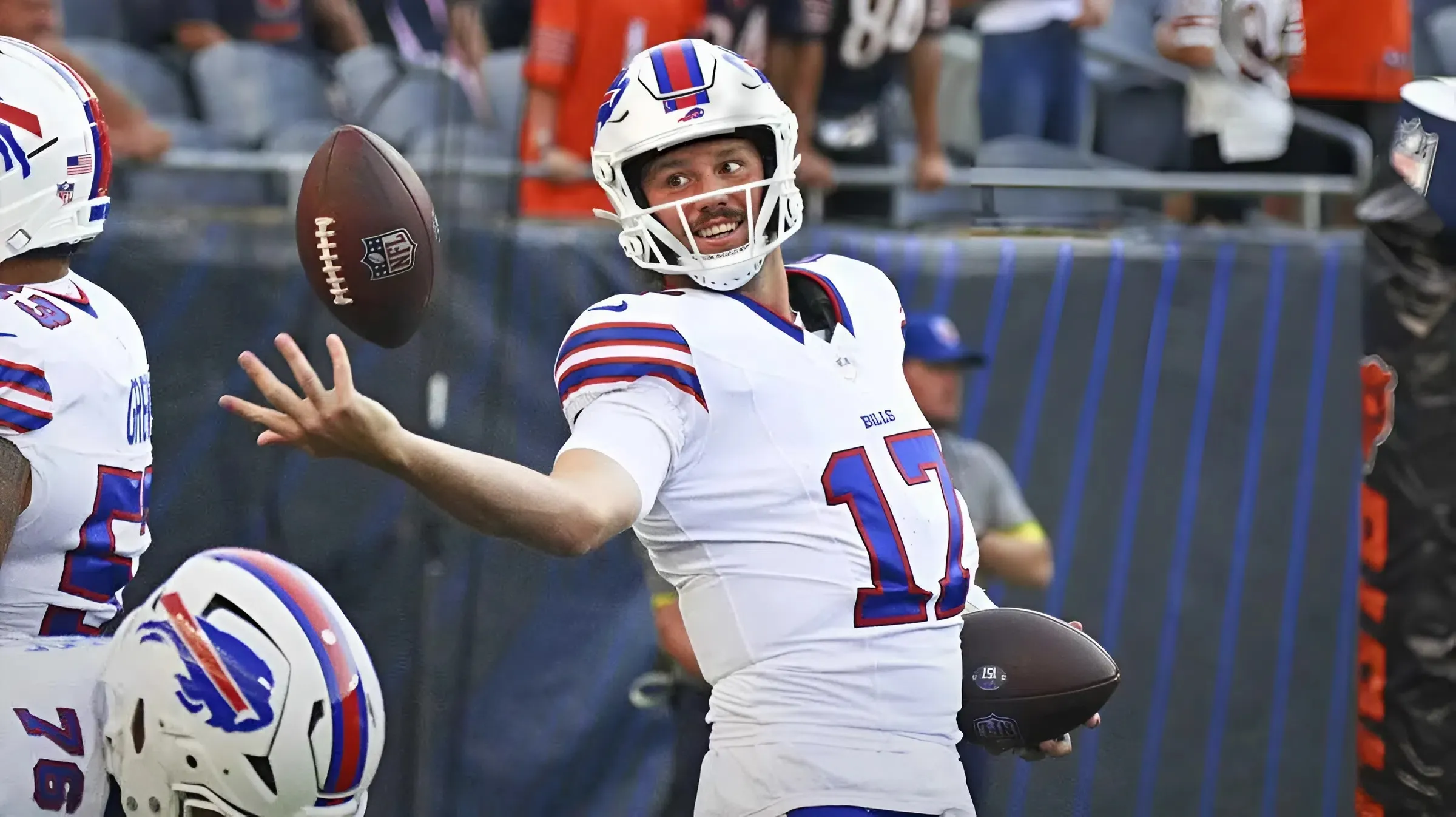 What Josh Allen said about Hailee Steinfeld during Bears preseason game