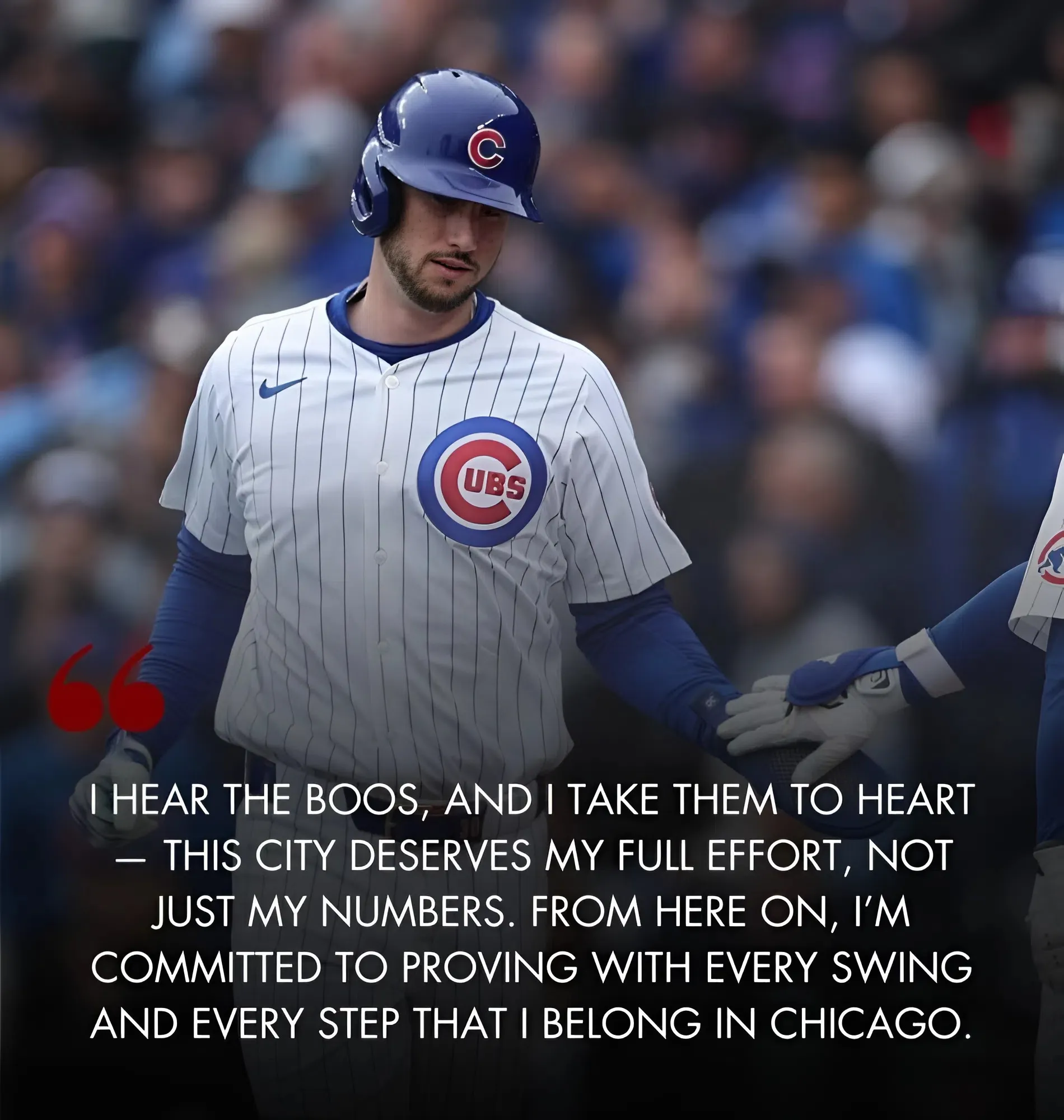 Kyle Tucker booed at Wrigley Field for not hustling