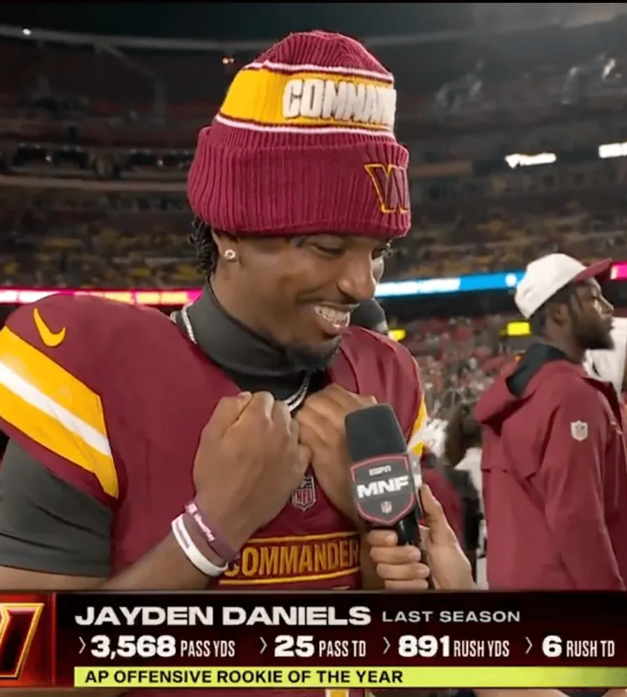 Jayden Daniels Had Simple, Four-Word Message on Decision to Scramble for Preseason TD