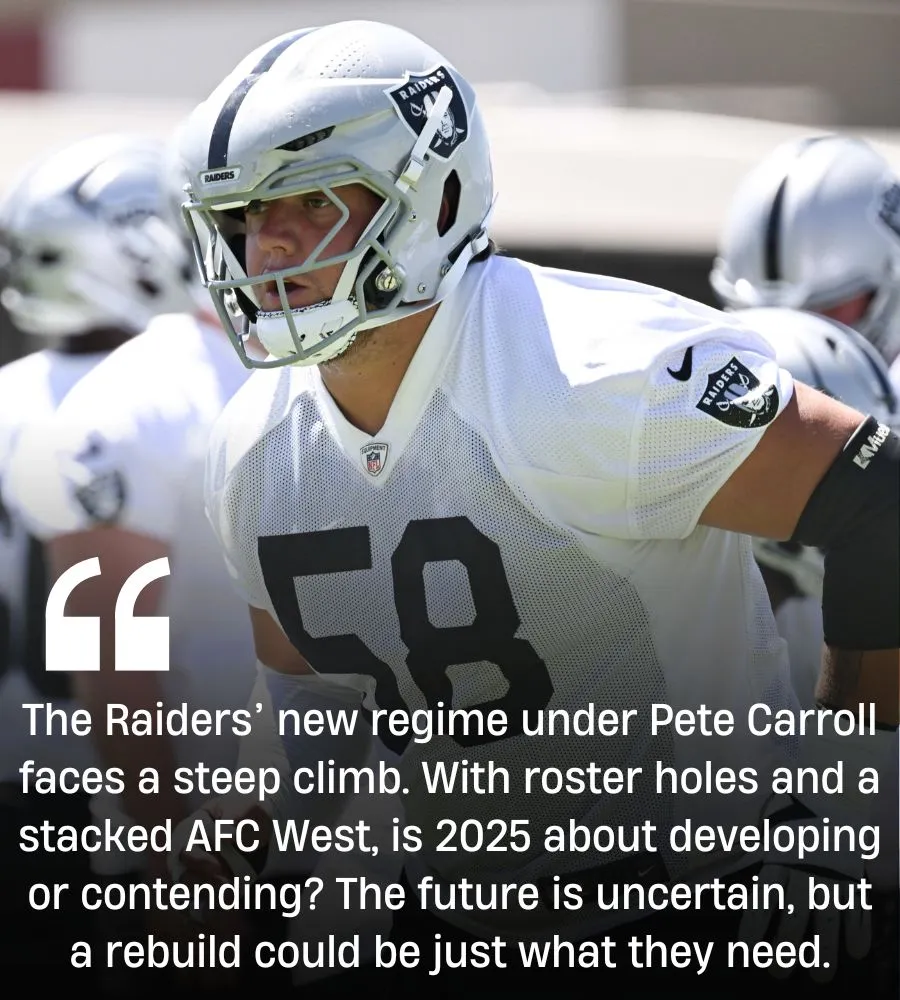 Raiders Told to Give up on 2025 Season Before It Starts