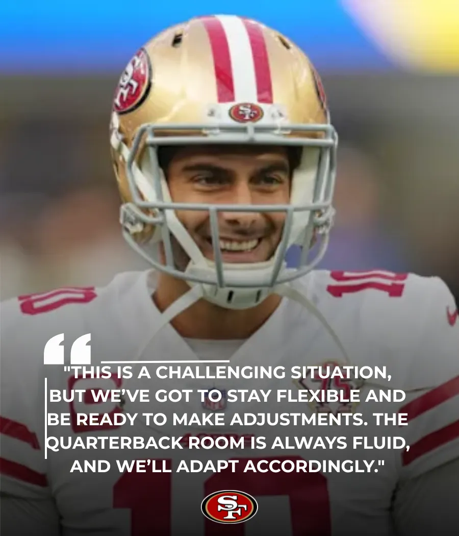 49ers are forced to adjust quarterback plans after unexpected situation shakes up the current room