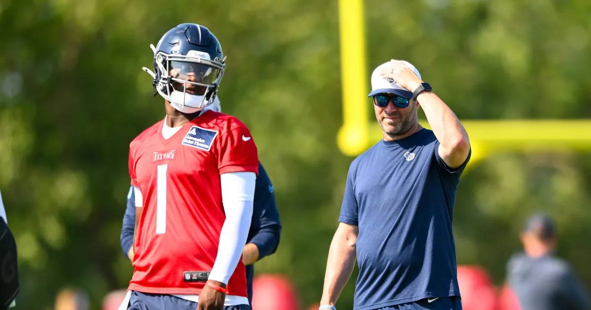 Titans' Brian Callahan facing hot-seat pressure amid development of Cam Ward