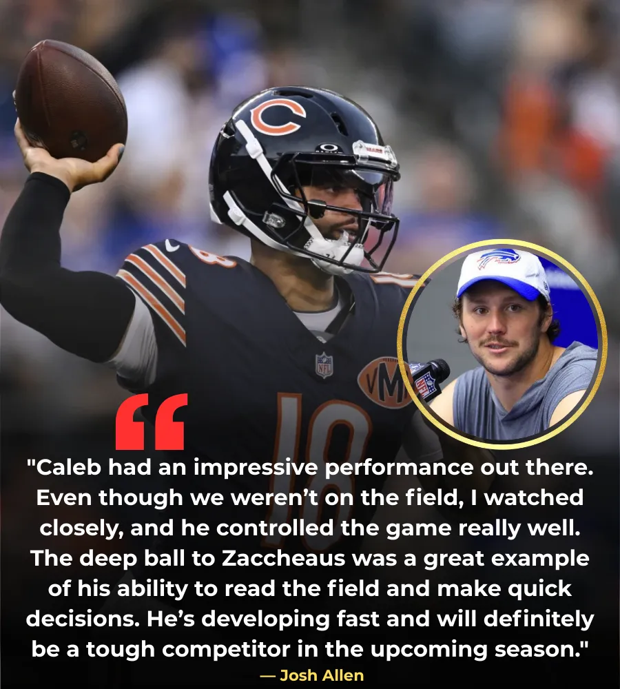Caleb Williams Impresses Josh Allen in Preseason Showdown: A Bright Future Ahead