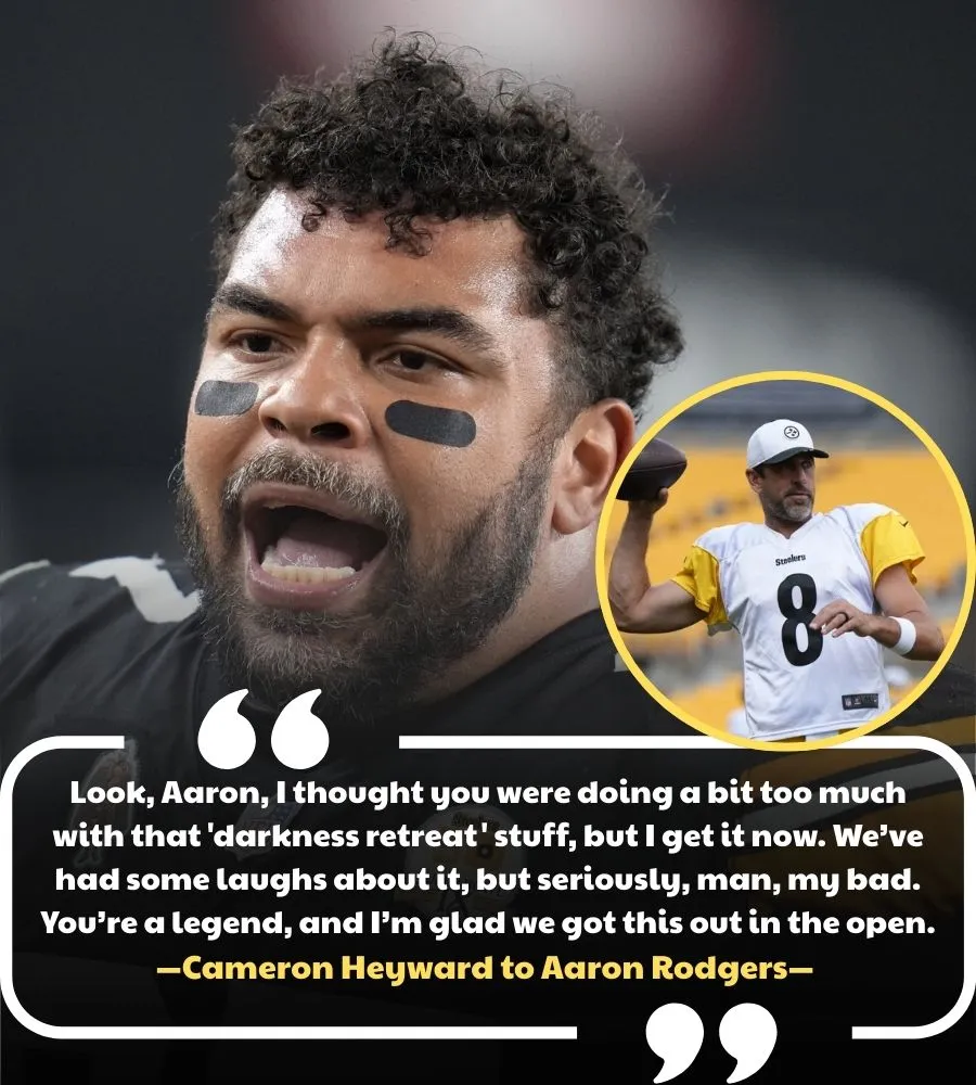 Cameron Heyward Sends Remorseful Message to Aaron Rodgers: ‘I Have to Apologize’