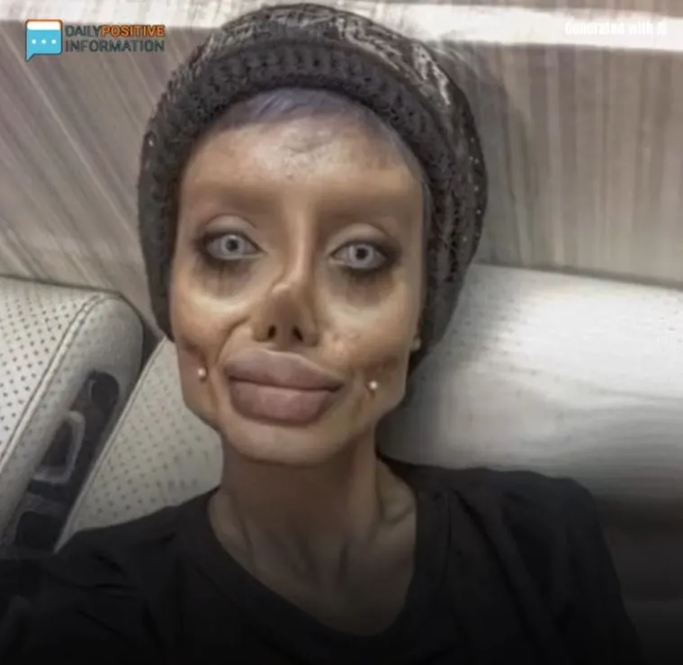 Angelina Jolie’s ‘Zombie Lookalike’ Revealed As She Leaves Jail After Fooling Everyone