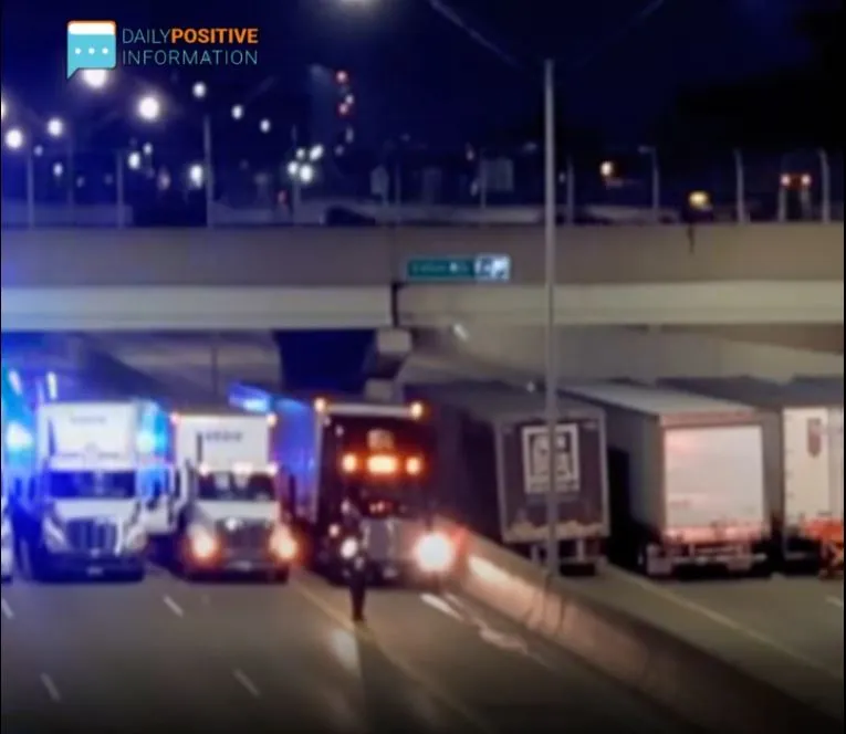 No One Knows Why 13 Truck Drivers Blocked The Highway, When They Found Out Why Tears Flow
