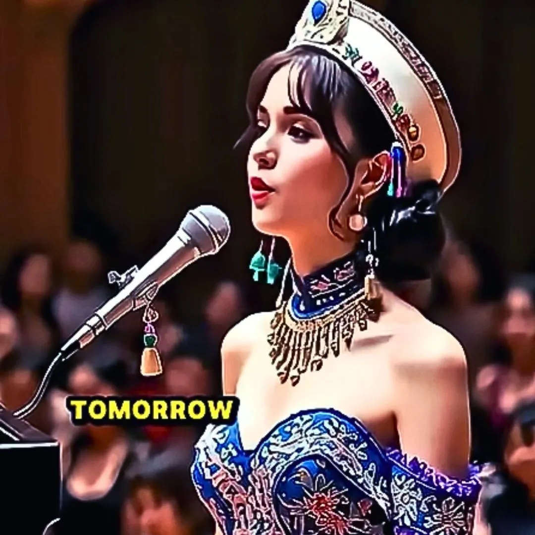 Beautiful Young Girl in Ethnic Costume Moves AGT Judges with Stunning Emotional Song Performance