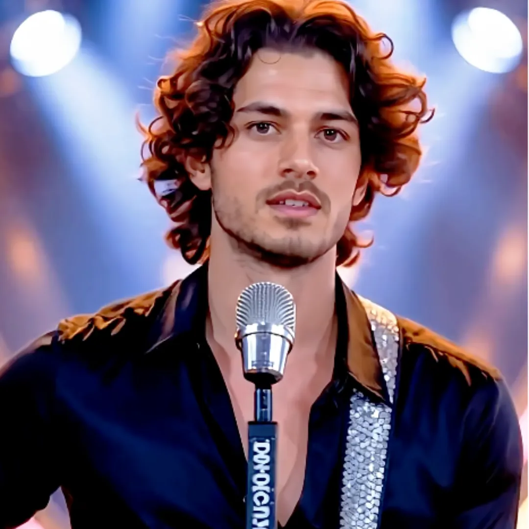 Young Man Captivates Audience with Guitar and Soulful Voice Singing About a Lost Love