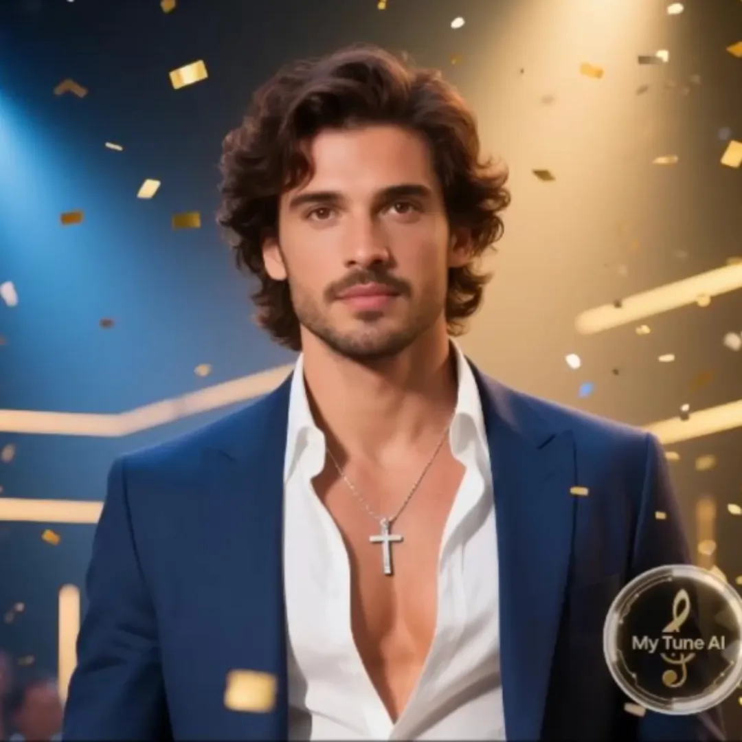 Handsome Man in Elegant Suit Captivates Hearts with Stunning Performance of Delilah