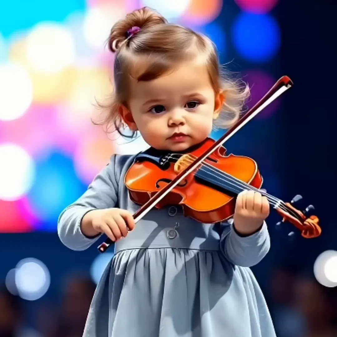6-Year-Old Prodigy Amazes with Violin Performance