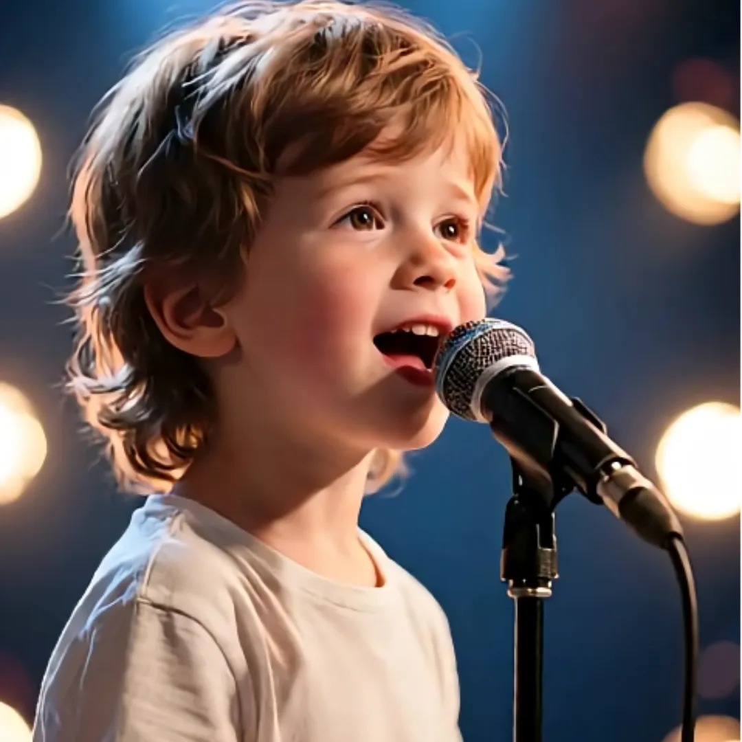 A Heartfelt Tribute: 8-Year-Old Boy Sings for His Deceased Father