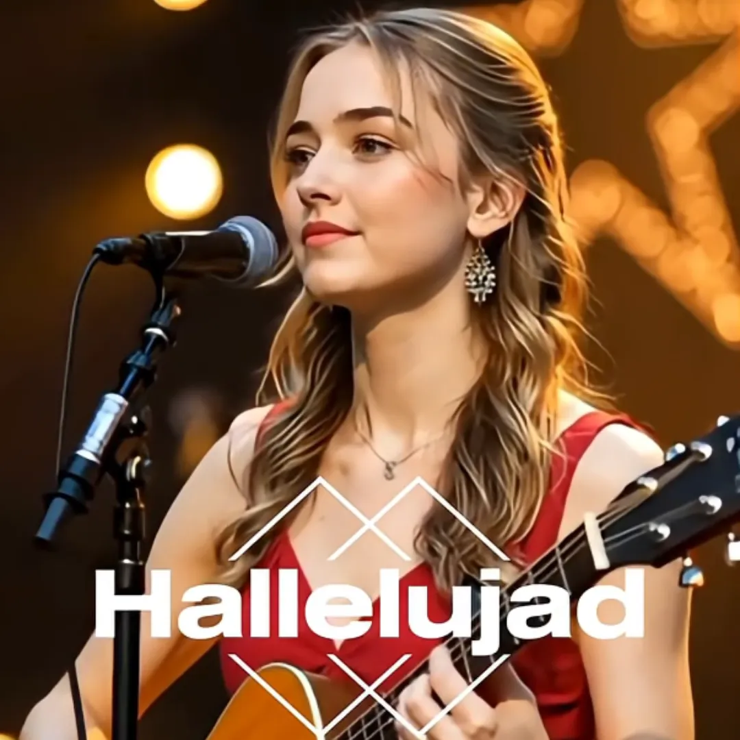 Simple Yet Captivating, Her Red Dress and Old Guitar Create a Stunning Performance