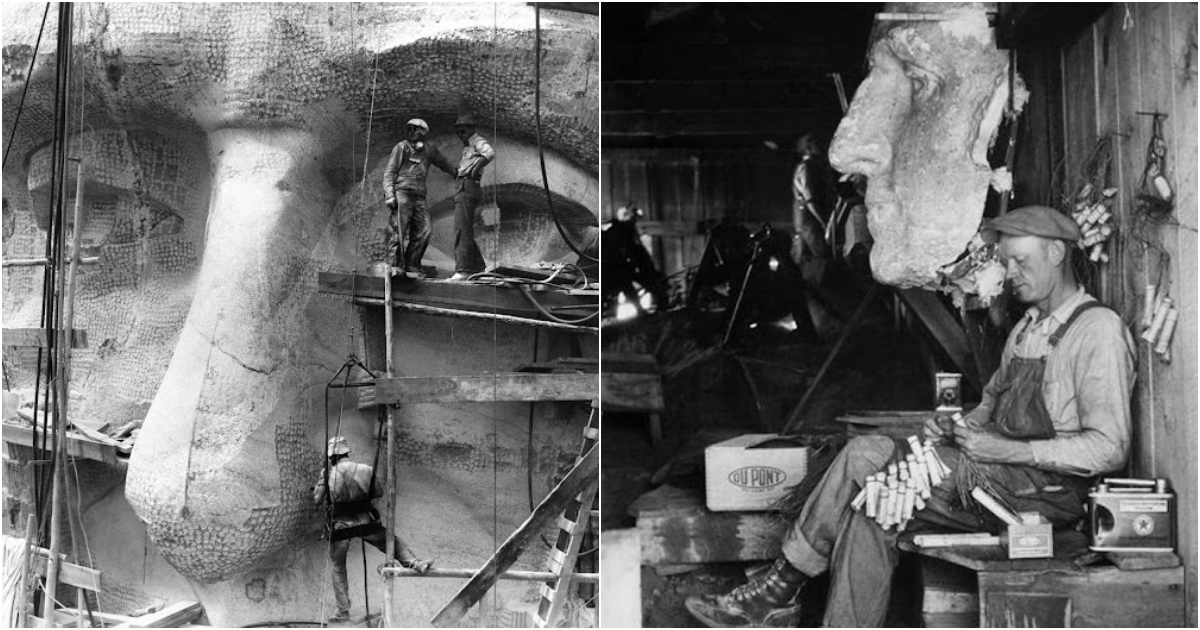 Amazing Photographs of the Making of the Mount Rushmore From 1935-1941
