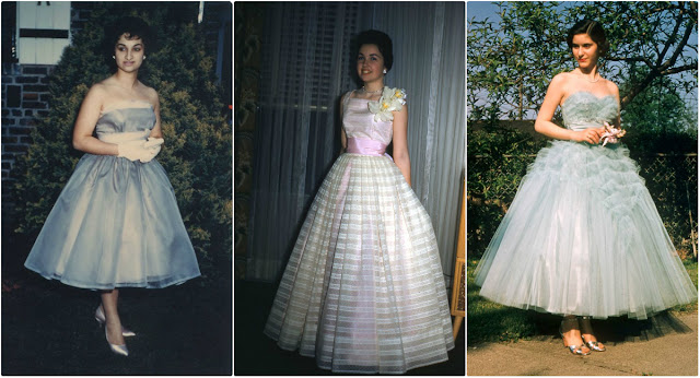 40 Elegant Images Showcasing the Formal Dresses Worn by Young Women in the 1950s