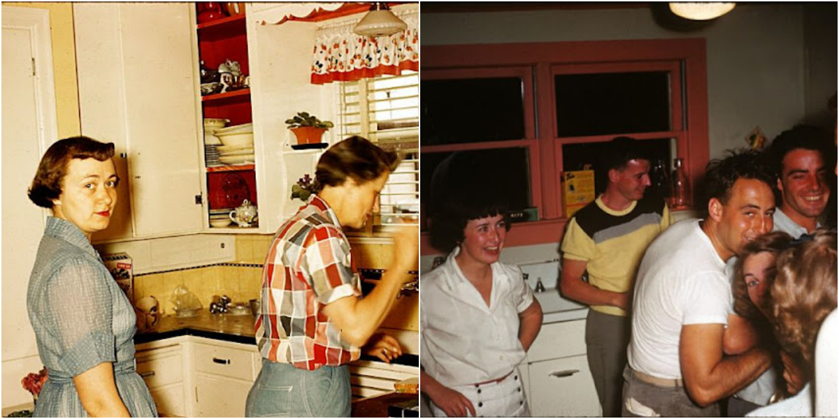 26 Amazing Color Photos Show What Kitchens Looked Like in the 1950s