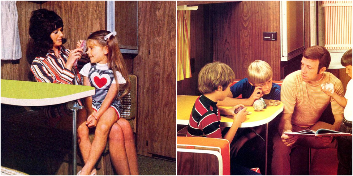 35 Cool Photos Show Interior of 1970s RVs and Motorhomes