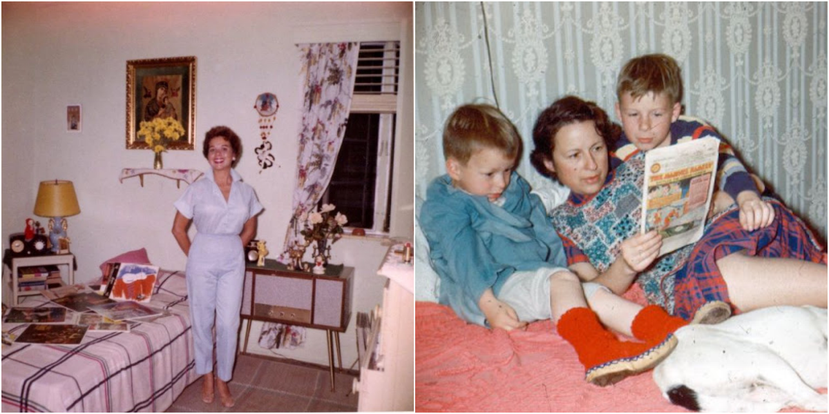 40 Vintage Photos Capture People in Their Bedrooms in the 1950s