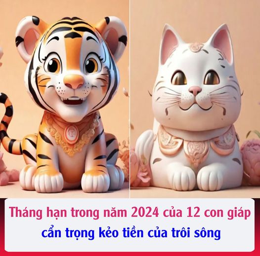 Tháng hạn trong năm 2024 của 12 con giáp, cẩn trọng kẻo tiền của trôi sông